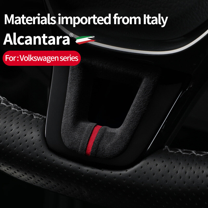 Car steering wheel decorative sticker Alcantara Suede for for volkswagen Sagitar Jetta CC Golf Bora modification accessories