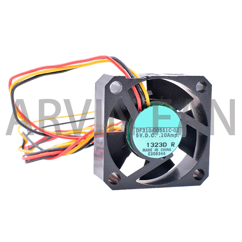 COOLING REVOLUTION DF310RI05S1C-02 3010 3cm 5V 0.10A Router Small Instrument Equipment Air Volume Cooling Fan