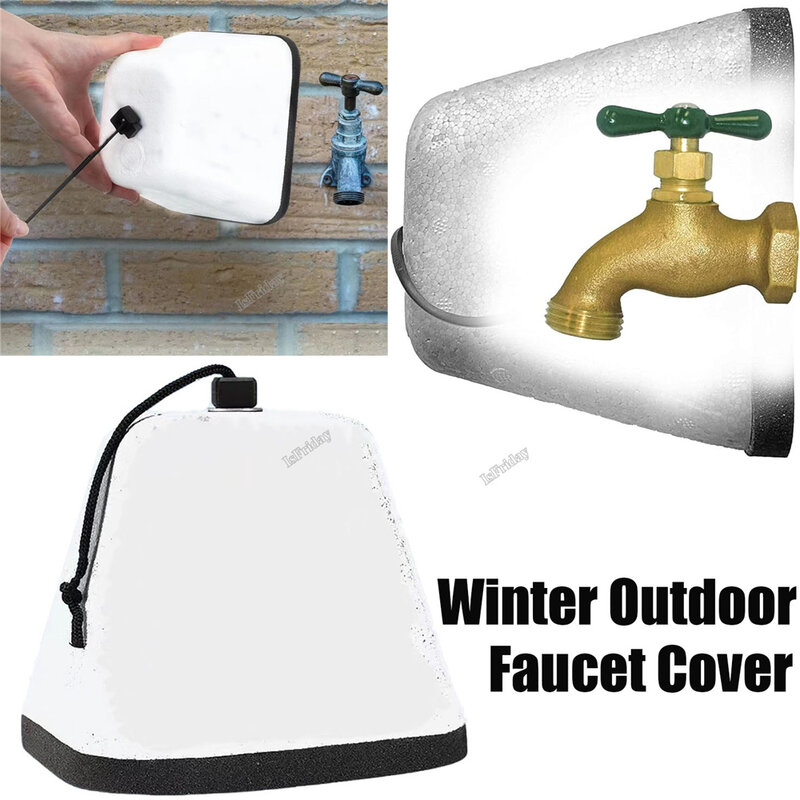 Super Insulation Outdoor Faucet Cover for Winter Winter Waterproof Outdoor Faucet Cover Outside Garden Faucet Freeze Protection