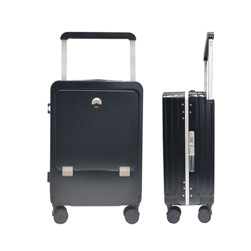 VIP customized new suitcase women's new 20-inch small boarding case wide trolley multi-functional high-quality suitcase