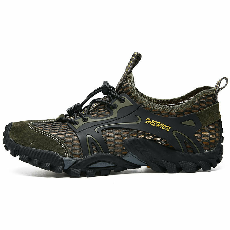 Sapatos de caminhada de lazer ao ar livre masculino sapatos de caminhada sapatos de praia wading sapatos de secagem rápida escalada sapatos esportivos