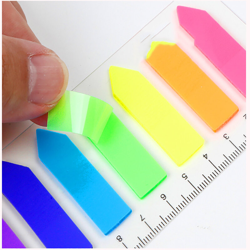 PET Loose-leaf Index Sticker Stationery Daily Planner Label Memo Stickers DIY Scrapbooking Sticky Note Stationery