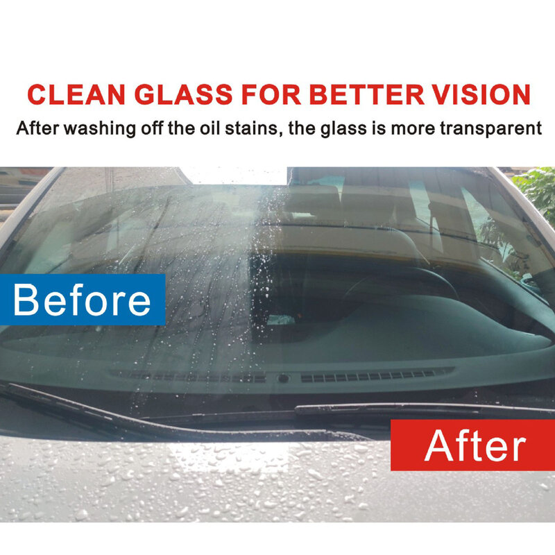Descascador de vidro vidro filme de óleo removendo pasta de vidro stripper removedor de manchas de água kit automotivo vidro sujeira limpeza creme janela