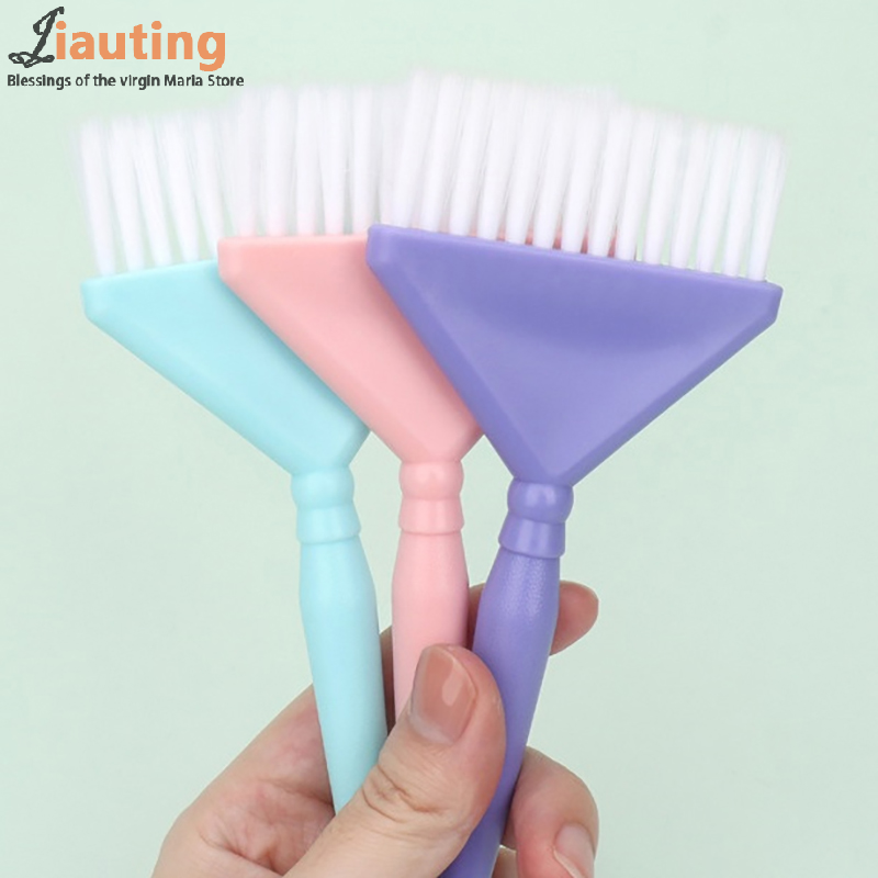1PC Professional PP Handle Natural Hair Brushes Resin Fluffy Comb Barber Hair Dye Hair Brush Fashion Hair Styling Design Tool
