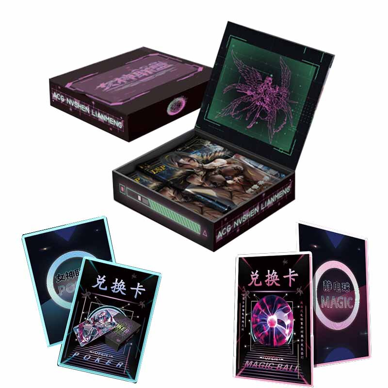 Goddess Story Tarot Cards Coleção, Anime Booster Box, Crianças jogando cartas, Caixa de presente, Cartões PR, Belezas, 5m07