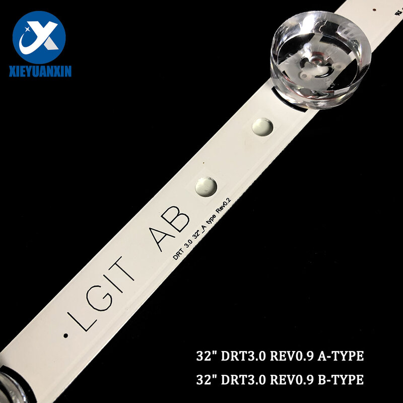 Tira de retroiluminação LED para LG Innotek DRT 3.0, 32 ", 32LB560V, 32LB570b, 32LB580b, 32LB561V, 32LB550b, 32LB5800, 32LB5610, 3 peças