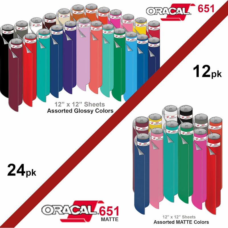 Silhouette Cameo 5 bundel vinil-36 Lembar vinil, Kit alat vinil, pisau Premium, pena, dan Cameo 5 panduan awal