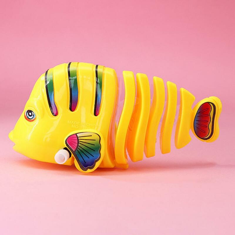 Wind-up Fish Toy para crianças, Brinquedo educativo Clockwork infantil, Brinquedo animal criativo para crianças, Infantil de corrida portátil