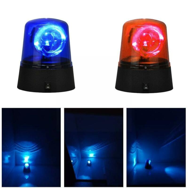참신 회전 블루 LED 경찰차 비콘 디스코 파티 램프 빛 DJ 조명 U5G2
