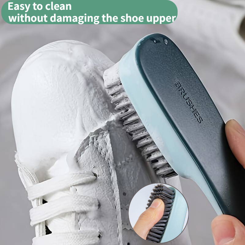 Escova de limpeza multifuncional de calçados, Esfregando roupas de plástico, Ferramentas de limpeza doméstica, Acessórios de lavagem comercial