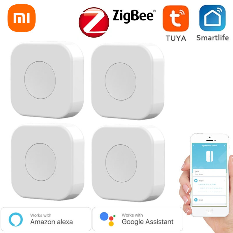 Умный переключатель Xiaomi Tuya Zigbee, кнопочный беспроводной смарт-пульт дистанционного управления, домашняя Автоматизация