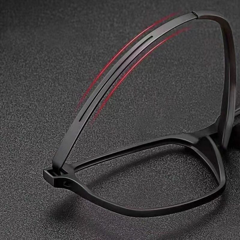 แว่นสี่เหลี่ยมกรอบแว่นตาไทเทเนียมอัลลอยน้ำหนักเบาป้องกันแสงสีฟ้า kacamata baca ผู้ชายผู้หญิงน้ำหนักเบา TR90