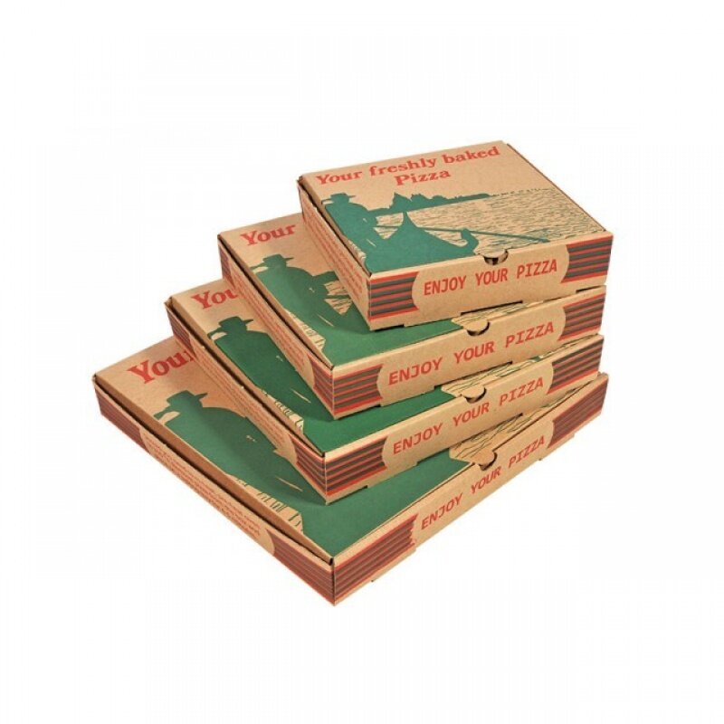 Индивидуальная продукция, необычный дизайн, низкая цена, индивидуальная форма, гофрированная многоразовая коробка для пиццы