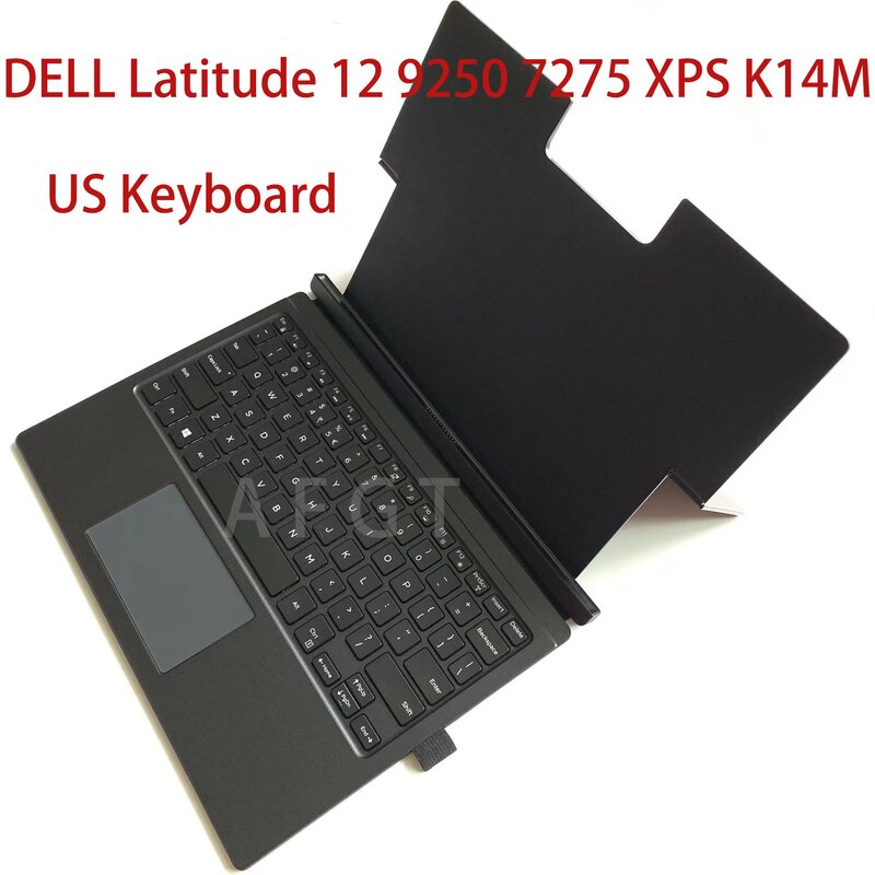 คีย์บอร์ดแท็บเล็ต K14M 9250 XPS ของแท้ใหม่สำหรับ Dell Latitude 12 9250 7275 XPS พร้อมทัชแพด12.5In เราทำงานได้ดี