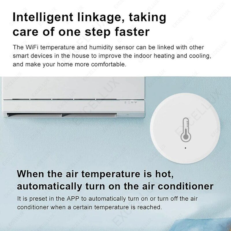 Tuya Zigbee 3.0 sensore di temperatura e umidità Monitor remoto tramite Smart Life App la sicurezza domestica funziona con Alexa Home Assistant
