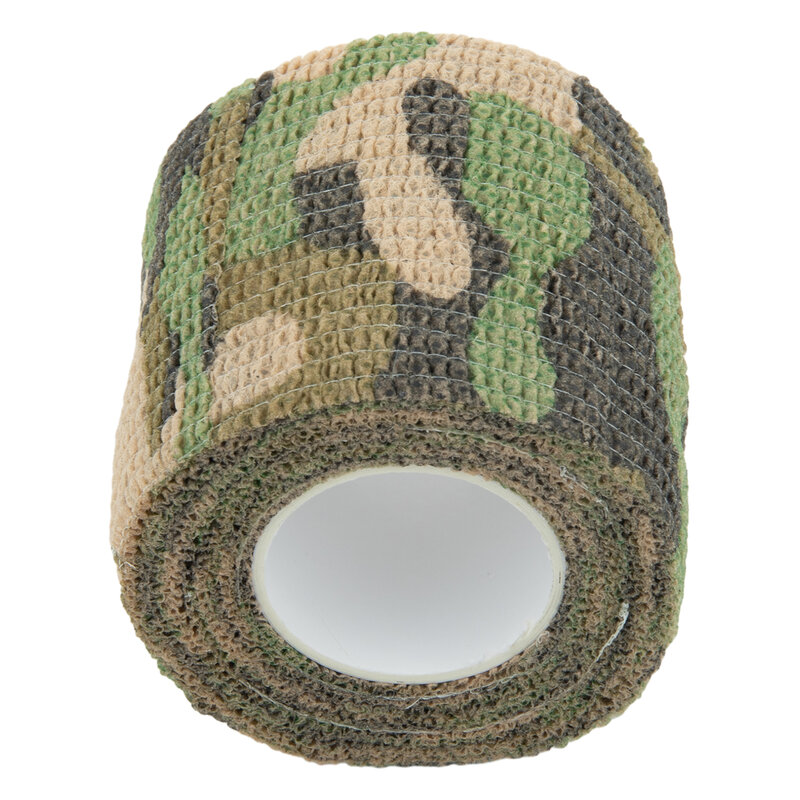 1PC Camo Form Reusable Self Cling Camo Hunting Rifle  Fabric Tape Wrap  Protect Your Equipment And Improve Grip Accessories