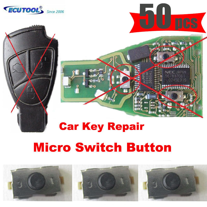 Für Mercedes W168 W202 W203 W208 W210 Fernbedienung Schlüssel anhänger Mikro knopfsc halter Reparatur