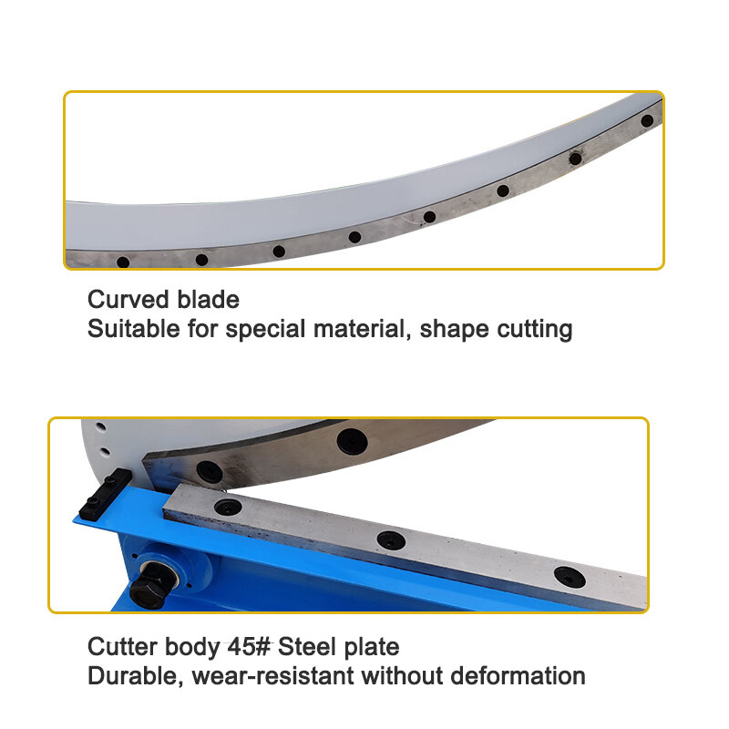 Mesin cukur busur kualitas industri HS-800 gunting Guillotine logam pemotong pencukur Manual 800MM untuk memotong lembar dan plastik