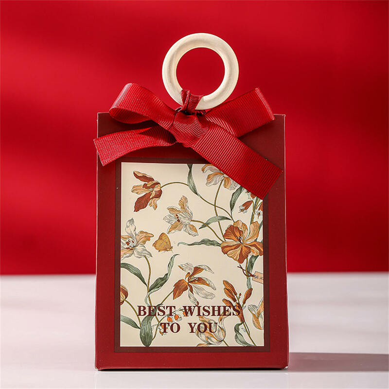 Mini sacchetto di caramelle in pelle tenuto in mano matrimonio Halloween festa di compleanno di natale confezione regalo di san valentino per cioccolato