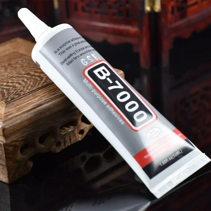 50ML B-7000 Liquid Strong Glue DIY Adhesive E-8000 Universal Glass Glue for Cell Phone LCD Touch Screen DIY Resin Jewelry Repair
