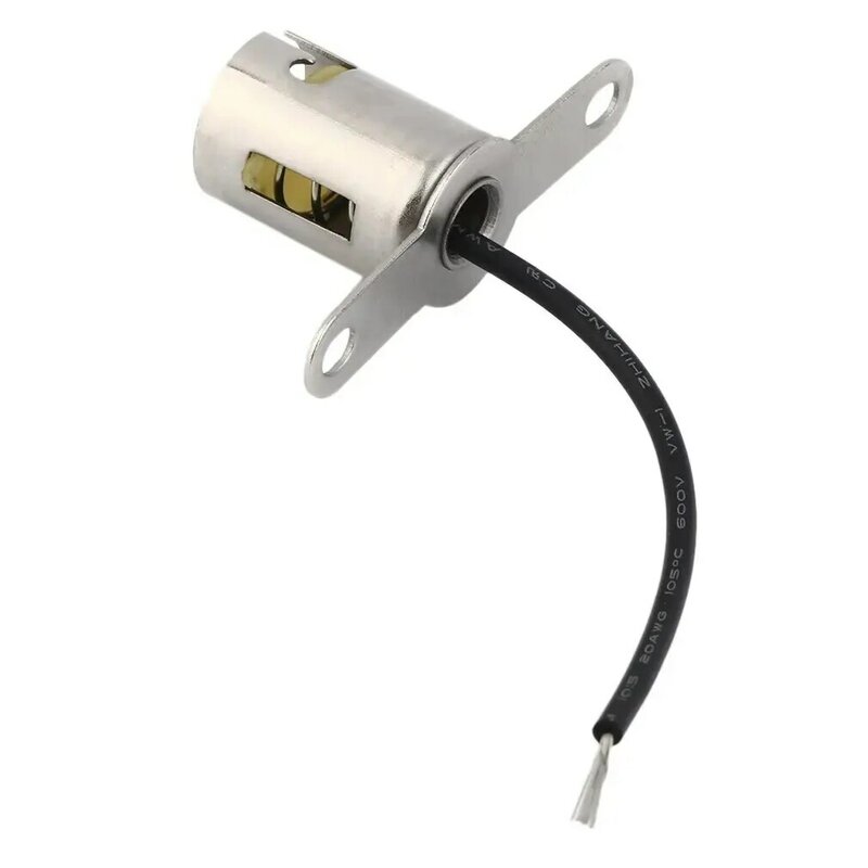 Douille d'ampoule LED à baïonnette BA15s 1156, base de support de lampe automatique pour voiture, feu arrière de camion, contact unique, assemblage de douille encliquetable