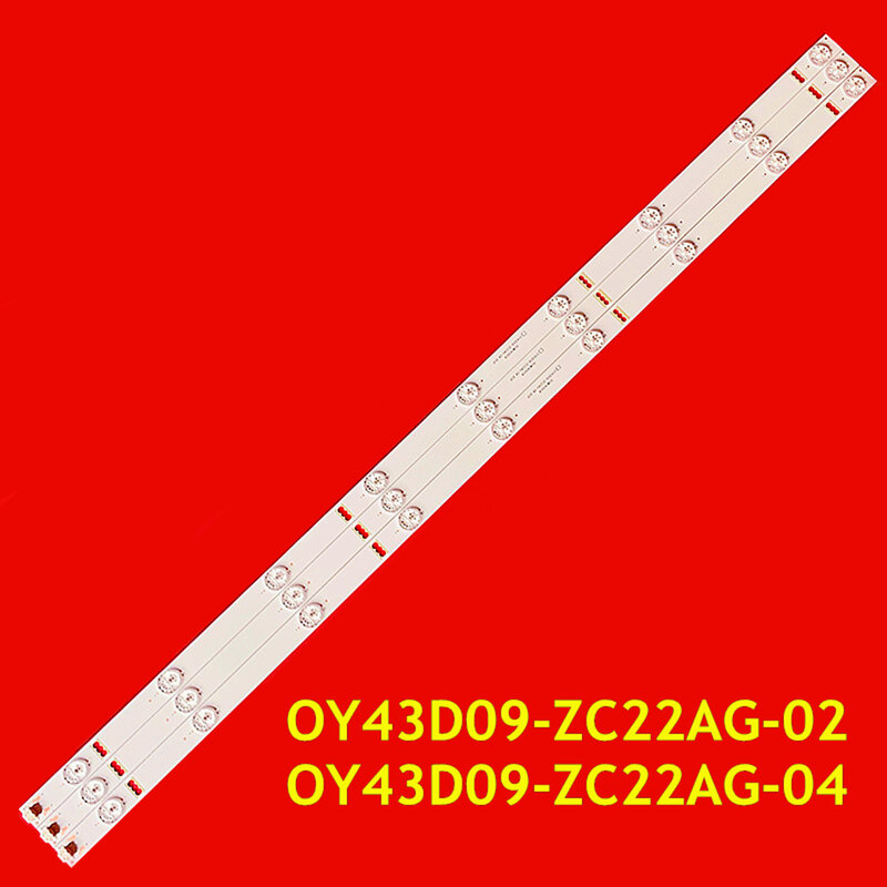 شريط إضاءة خلفية للتلفزيون LED لـ 43V5S و 43V5S و LE43F89S و LE43D80S1 و OY43D09 و 0Y43D09-ZC22AG-02 و 0Y43D09-ZC22AG-04
