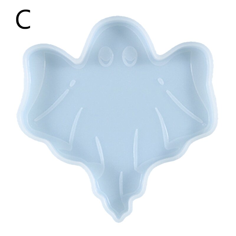 Прочный череп жуткий силиконовый набор форм для сережек на Хэллоуин, кулон, смоляные формы, брелок со скелетом клоуна, формы,