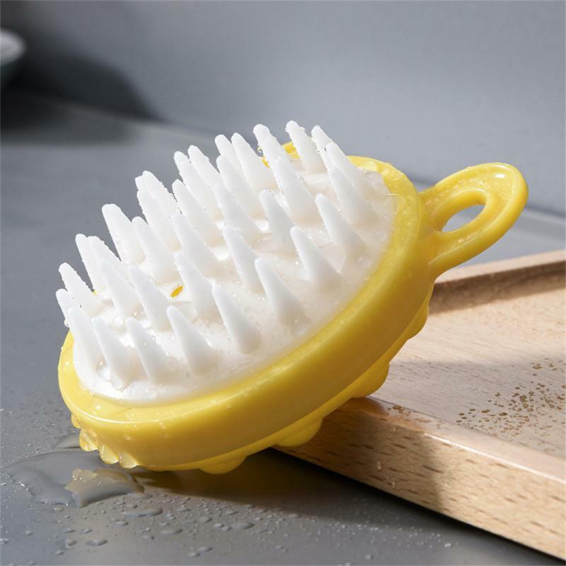 1~10PCS Massage Comb Round Scalp Massager Unfading Plastic Bathing Hair Scalp Comb Bathing Tool Head Skin Shampoo Brush Bathroom
