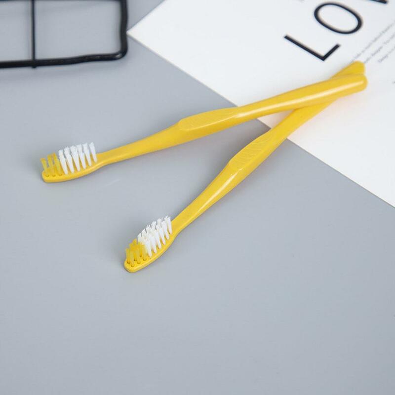Sikat gigi sekali pakai, sikat gigi Hotel portabel bepergian dengan Kit pasta gigi 10-100 buah produk perawatan mulut
