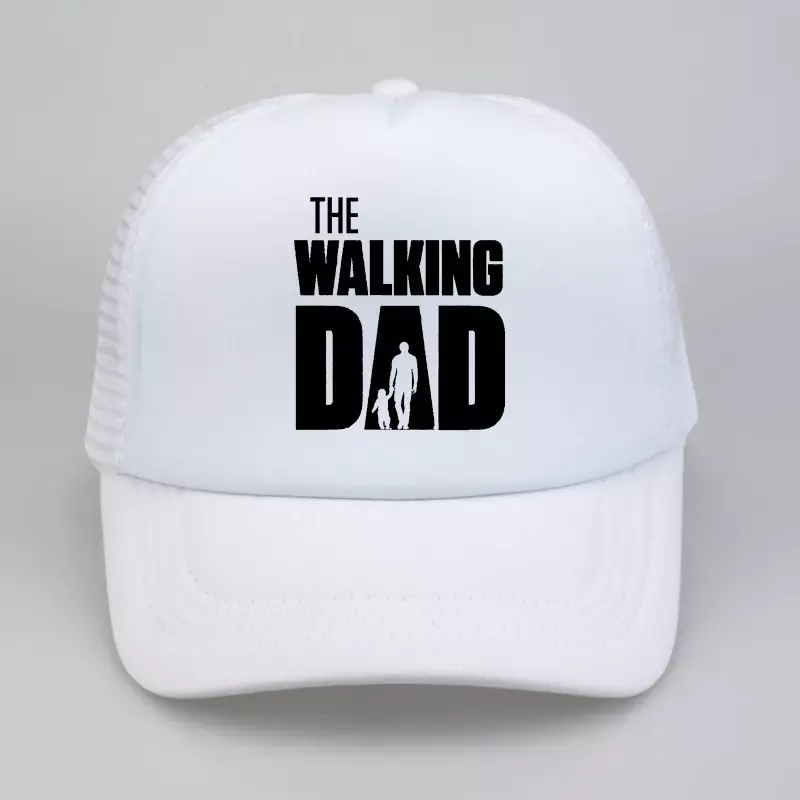 Gorra de béisbol con estampado de The Walking Dad para hombre, gorro de béisbol con malla ajustable, snapback, ideal para el Día del Padre, novedad de 2020