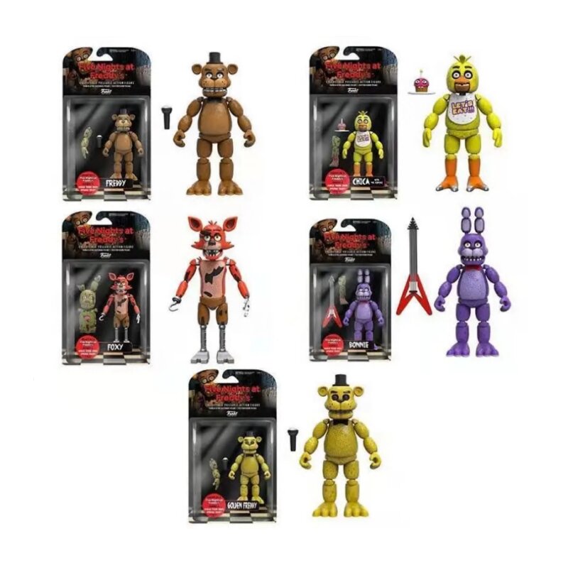 Fnaf Bear Midnight Harem Five Nights Joint Movable Detachable Game Action Figure At Five Nights Security Breach Model Kids Toy