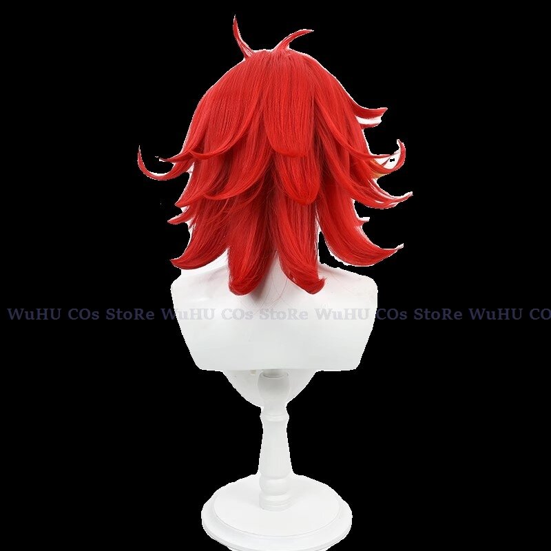 ReadyStock-Hazbin Cosplay Hotel Niffty Cosplay Niffty Wig Niffty Red Wig Women Men Halloween Cosplay Wig