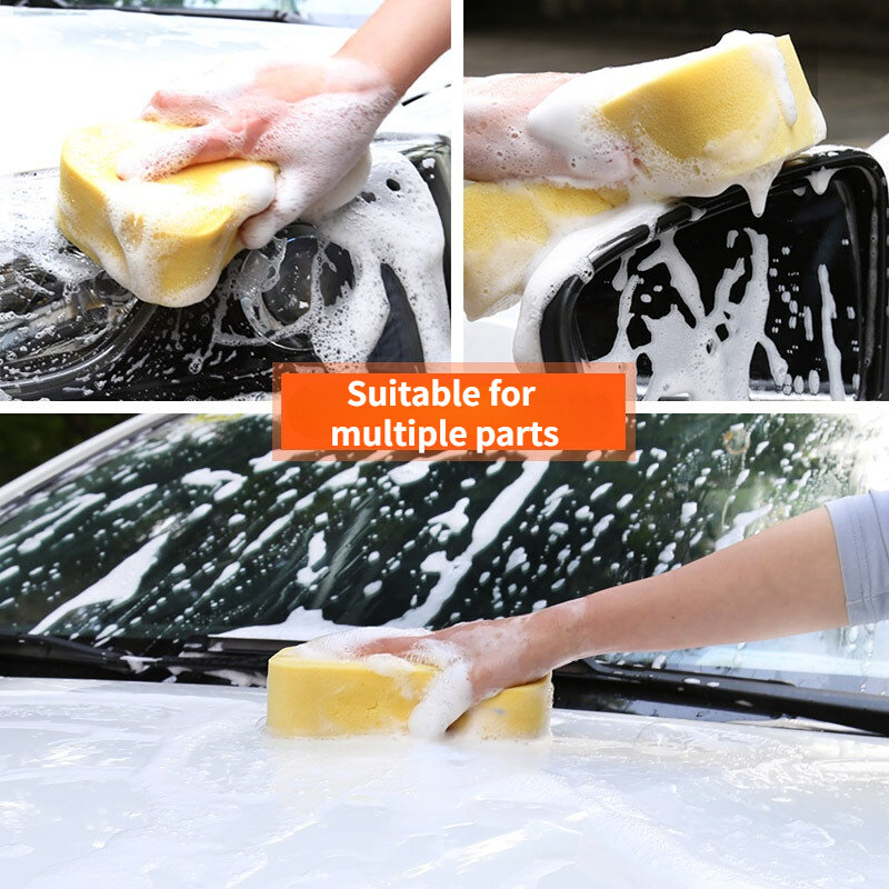 10PCS autolavaggio in polvere Shampoo per la pulizia dell'auto strumenti per la pulizia multifunzionali universali sapone per auto in polvere parabrezza autolavaggio e Mainte