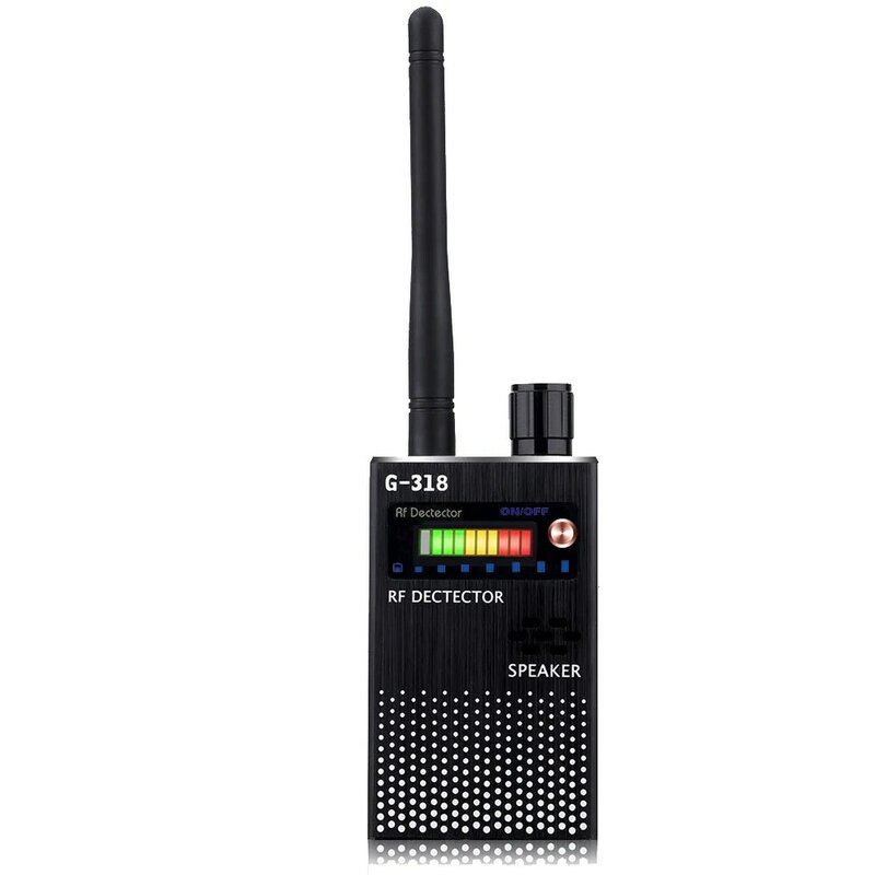 Detector de señal RF inalámbrico G318, buscador de cámara oculta, localizador GPS, rastreador, cámaras de teléfono, detección de rango completo, escáner de insectos de Audio GSM
