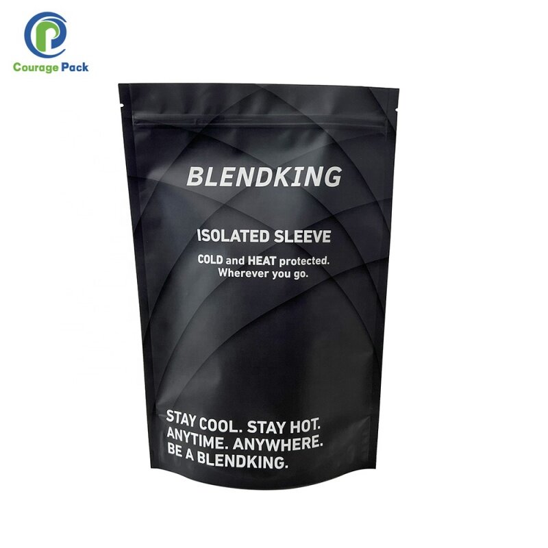Customized product、Resealable Plastic Zipper Smell Proof Bag Matte Black Stand Up Pouch Custom Printing Packaging Bag