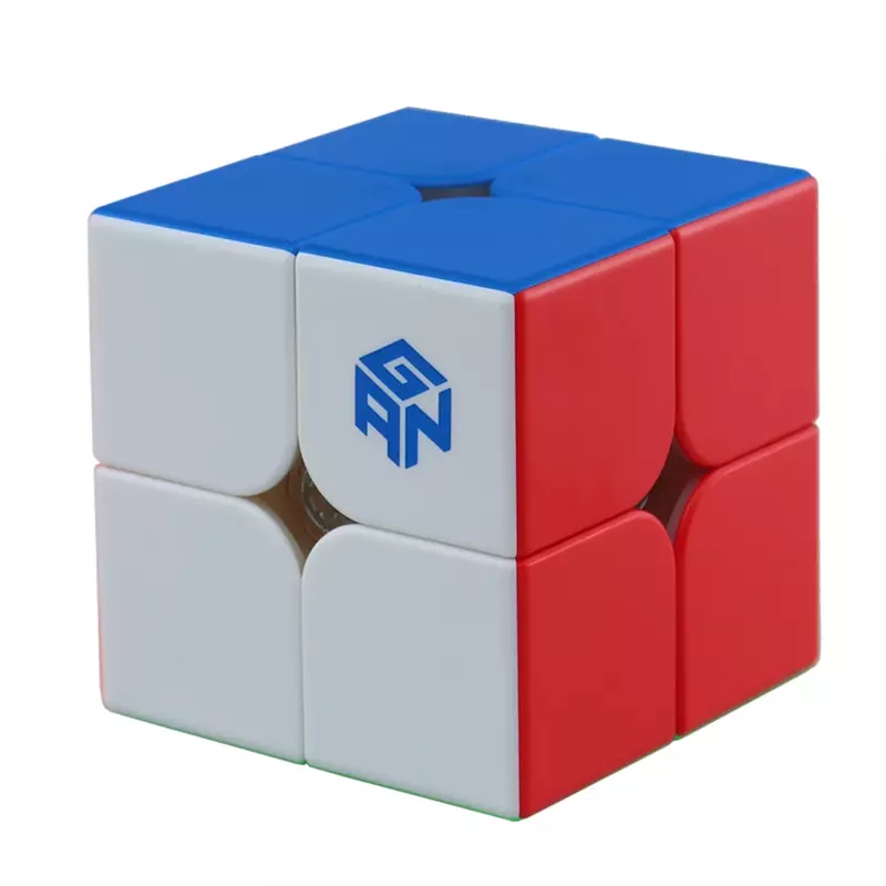 Mainan Puzzle GAN, 251 M Pro 2x2 kubus kecepatan magnetik Gan251 M lompat UV 2x2x2 kubus ajaib Gan 251 Air Cubo profesional tanpa stiker