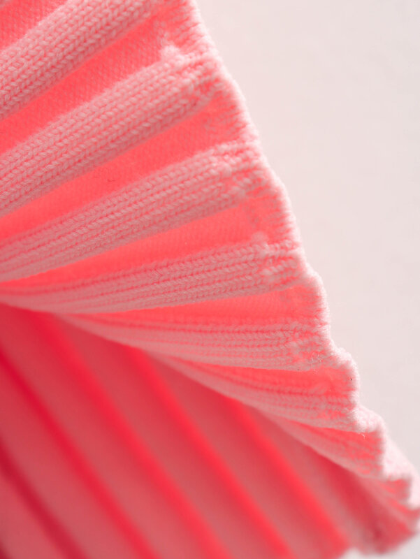 非対称ニットトップスとスカートのセット,リブ編みの正午のスカート,用途の広い,夏のノベルティ,2024