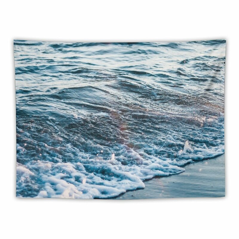 Waves Crash on the Beach Tapestry, Décoration de chambre, Choses à décorer, Décor de maison, Esthétique, Coréen