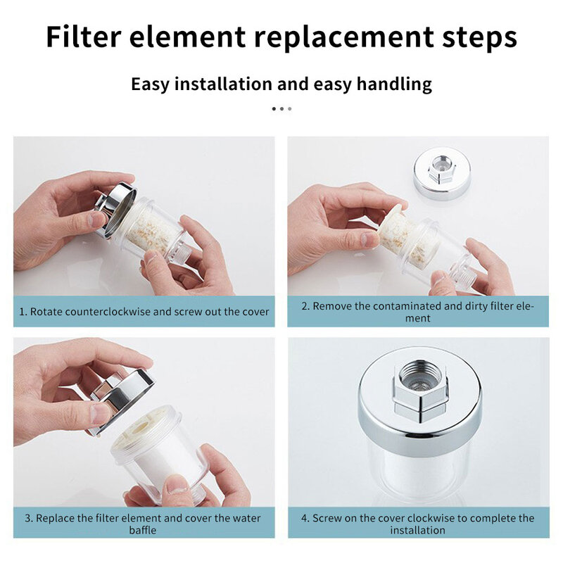 Kit depuratore uscita acqua filtro rubinetto universale per cucina bagno doccia filtro domestico cotone PP pratica ad alta densità
