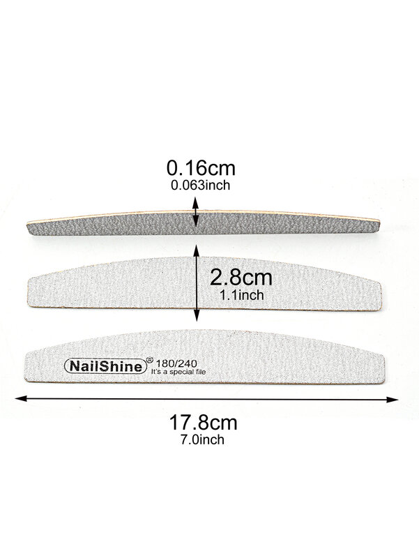 5 Pcs/lot Wood Nail Files Nail Sunshine Moon Style Vernis A Ongles Nail File 100/180 Lima Unghie Strong Thick Sanding File Block