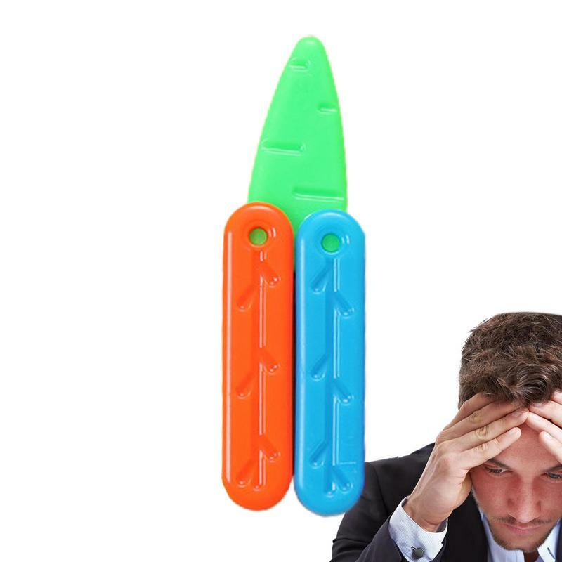 Gravity Carrot Cutter 3D Printing Fidget Toys Durable Fun Stress Toys Christmas Easter Birthday Present For Children Boys Girls