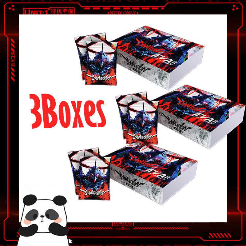 Tarjetas de colección EVA New World Evangelion parte 2 Mecha Girl Hobby Game Cards Booster Box, regalos de juguete para niños, venta al por mayor, nuevo