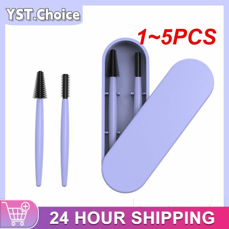 1~5PCS Reusable Silicone Eyelash Brush Comb Eyebrow Brush Kit Mascara Wands Eye Lashes Extension Tool Professional Beauty Makeup