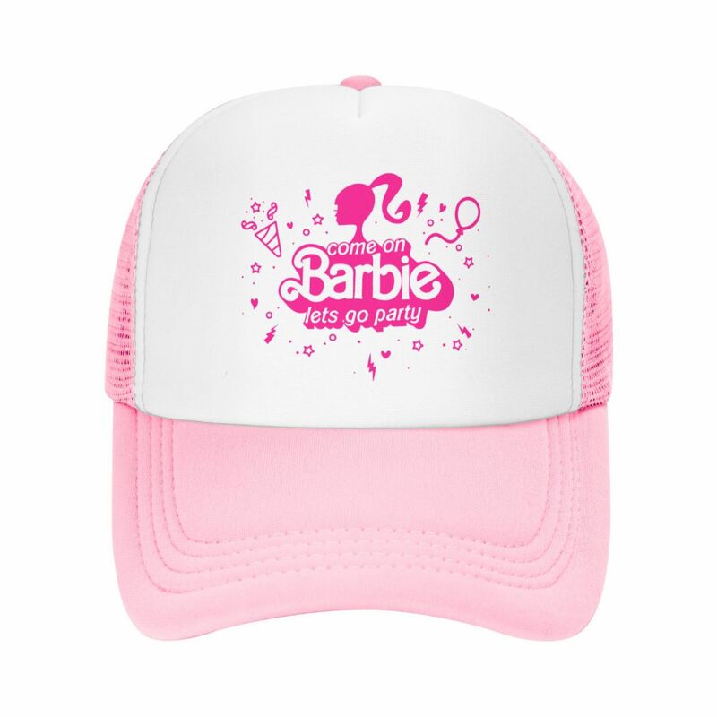 Gorra de béisbol clásica personalizada para hombre y mujer, gorro de camionero de Barbie, ajustable, protección solar