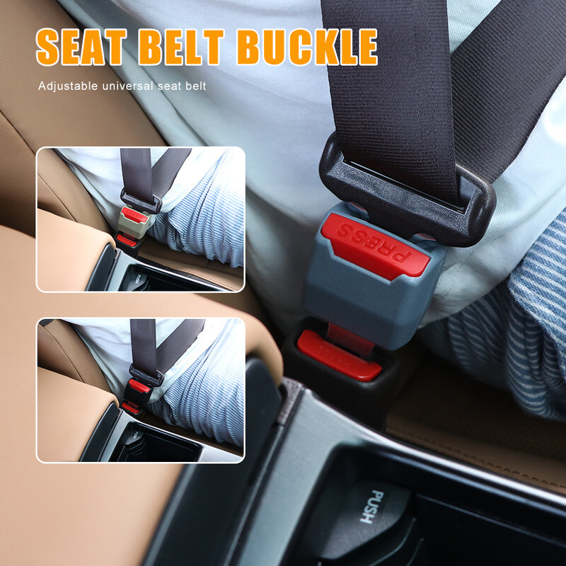 Universal Car Seat Belt Clip Extender Veiligheid Seat Belt Lock Gesp Plug Dikke Insert Socket Veiligheidsgordel Clip Auto Accessoires