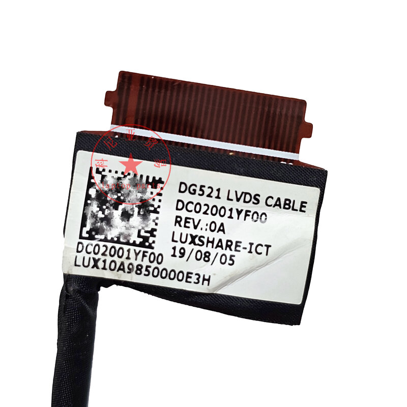 الأصلي LCD فيديو الشريط كابل ، يصلح لينوفو IdeaPad 320-15 ، 330-15 ، 520-15 ، سلسلة كمبيوتر محمول ، DG521 ، Lvds ، DC02001YF00 ، جديد