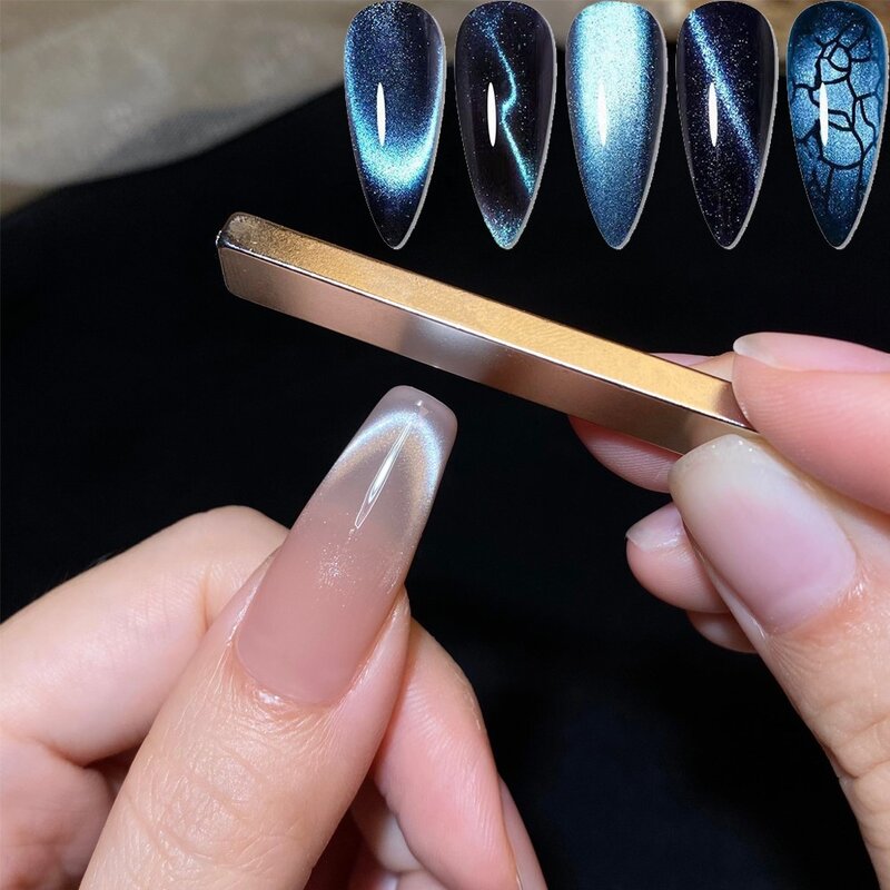 Superstar ker Magnetst reifen Katzenaugen magnet für Nagel gel politur 3d French Line Strip Magnets tab Stick Multifunktion magnet werkzeug