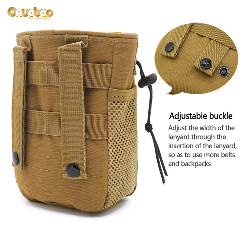Outdoor Sports Function Tactical Bag Small Bag Accessories Portable Tactical Waist Bag Molle Small Recycling Bag