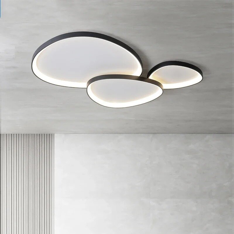 Nordic Clouds Ceiling Lights For Living Room Study Geometric Art Bedroom LED Ceiling Lamp Atmospheric Indoor Lighting Decoration