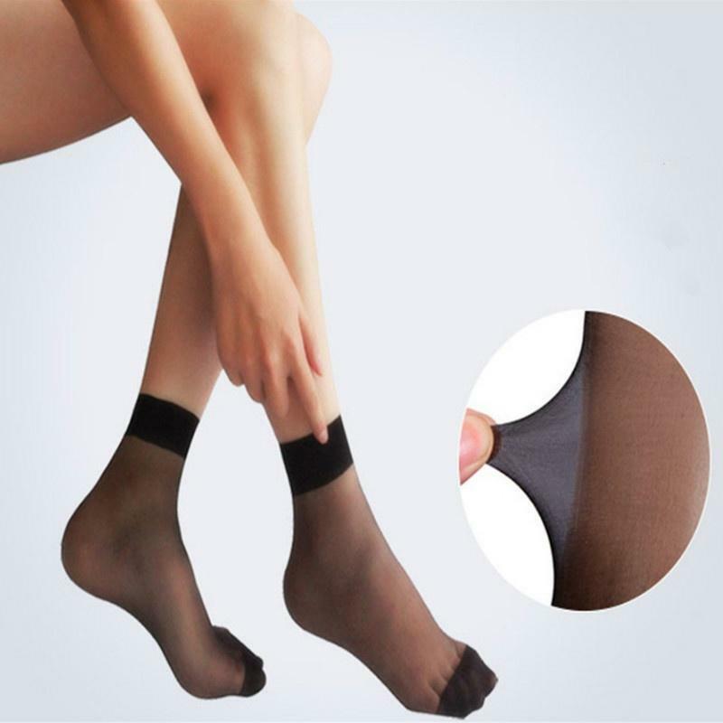 20Pairs Ultra-dünne Transparente Socken Hohe Qualität Frauen Socken Sommer Elastische Dünne Seide Weibliche Damen Unsichtbare Knöchel Kurze socken